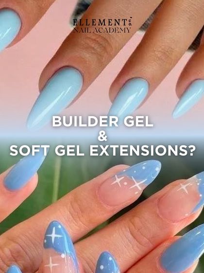 Builder Gel vs. Soft Gel Extensions. This post breaks down the difference between BIAB for strengthening natural nails and Gel-X for instant length.