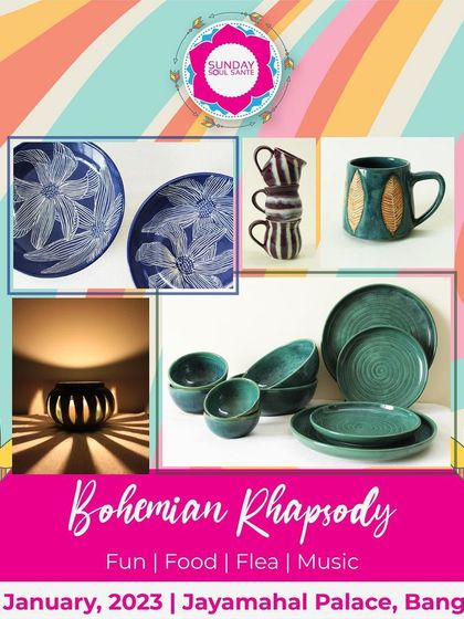 An announcement for my participation in the Sunday Soul Sante, a wonderful flea market in Bangalore. Events like these are a huge part of my journey as a small business owner.