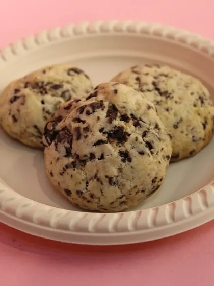 My chocolate cookies are crafted with premium couverture chocolate for an extra rich flavor. They are completely eggless and have the perfect chewy texture, making them an ultimate treat.