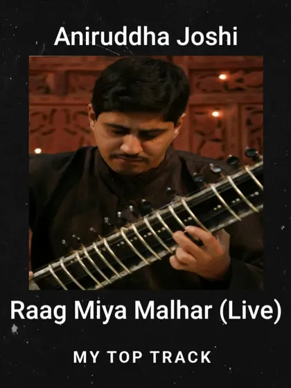 My live recording of Raag Miyan Malhar is available on Spotify. Making my music accessible on global platforms is an important part of my journey as a musician today.