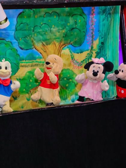 A classic puppet show featuring beloved characters like Winnie the Pooh and Mickey Mouse. This is a wonderful storytelling experience for younger children.