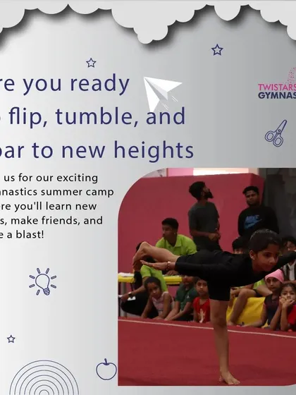 Are you ready to flip, tumble, and soar to new heights? Join our exciting gymnastics summer camp where you'll learn new skills, make new friends, and have a blast!