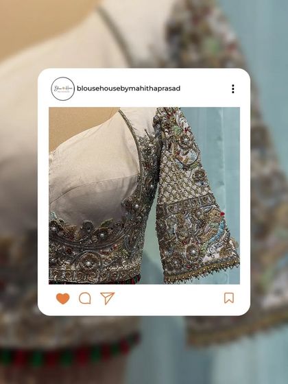 Blouse House by Mahitha Prasad - Custom Blouse Design & Embroidery Muhurtham Masterpieces: The Bridal Edit photo 25