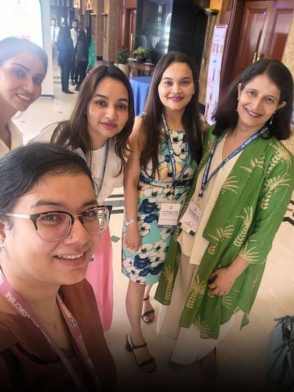 A selfie with my wonderful colleagues at the IADVL conclave. The joy of learning and evolving together is one of the best parts of my profession.