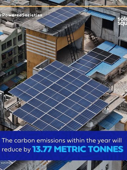 SolarSquare - Residential & Community Rooftop Solar Solutions Powering Communities: Housing Society Projects photo 10
