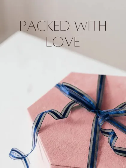 Your order is always packed with love. It makes my day to prepare your special package, and I put care into every detail.