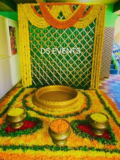 Dhriti Santhosh - Wedding Decoration Colorful Haldi & Mehendi Setups photo 3