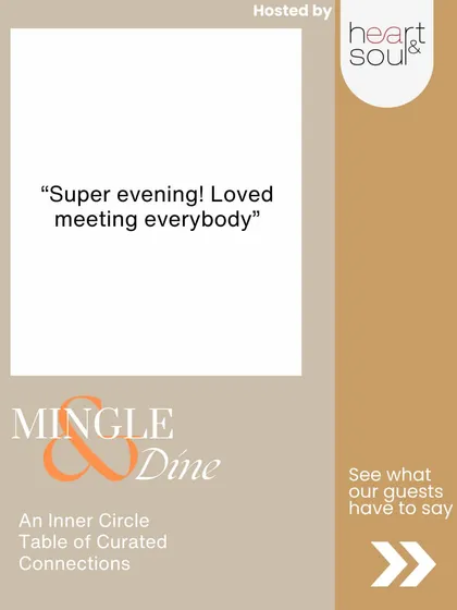 "Super evening! Loved meeting everybody." This kind of enthusiastic feedback is what fuels me to keep creating these spaces for connection.