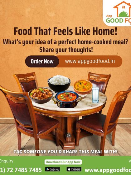 Food that feels like home. What's your idea of a perfect home-cooked meal? This image of a simple, delicious spread invites you to share and tag a meal buddy.