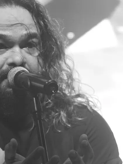An intense, emotional close-up of our frontman. We bring a full range of emotions to our set, from wild party tracks to powerful, heartfelt ballads.