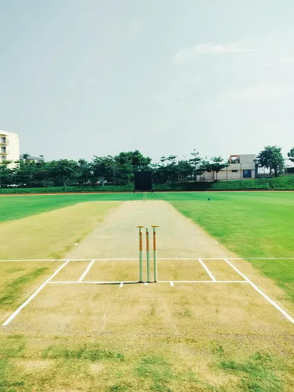 A perfectly prepared cricket pitch awaits your next match. We ensure our partner grounds feature professional-grade wickets and lush, green outfields for an exceptional playing experience in Bangalore.