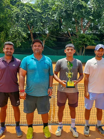 Another finals appearance for Mayank Sharma at the Men's 1 Lakh Prize Money AITA Tennis Tournament in Jassowal.