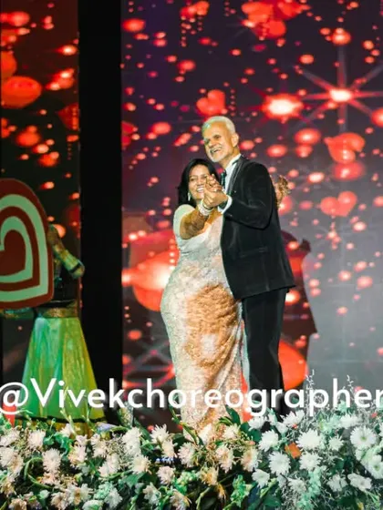 It's never too late to dance. This performance by the groom's parents was a heartwarming highlight of the evening, showing that love and dance have no age limit.