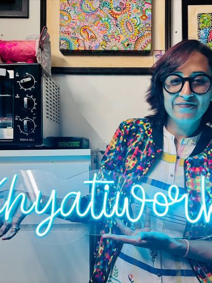 The glow from the neon sign is just magical. It’s the perfect addition to my colorful, chaotic world.