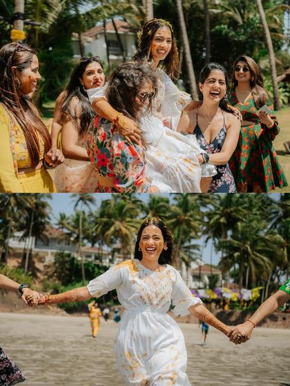 Vibrant Haldi & Mehendi Moments photo 34