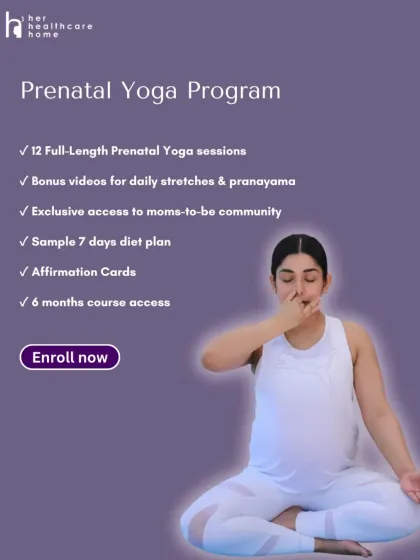 Everything you need for a supported pregnancy journey is right here. My program includes 12 full-length yoga sessions, daily stretch videos, a moms-to-be community, a diet plan, and more, all with six months of access.