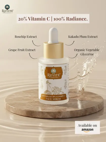 Meet your skin's new best friend: 20% Vitamin C for 100% radiance. My Devtaruni Face Serum is packed with natural antioxidants like Kakadu Plum and Rosehip to brighten, hydrate, and defend against sun damage.