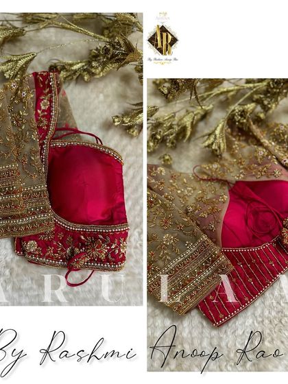 Arulaa by Rashmi Anoop Rao - Custom Bridal & Occasion Wear for Women Bridal Blouse Masterpieces photo 22