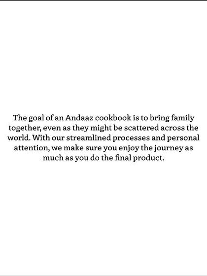 Nivaala - Food Storytelling & Publishing Andaaz: Your Bespoke Family Cookbook photo 13