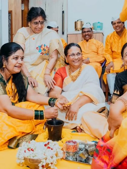 The Joyful Beginning: Engagements, Haldi & Sangeet photo 20