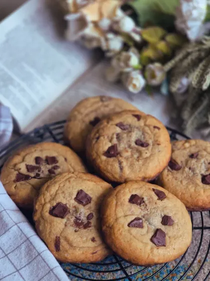 What does happiness smell like? For me, it's warm, golden brown cookies packed with melty chocolate chips. These are a mood, a memory, and your next obsession.