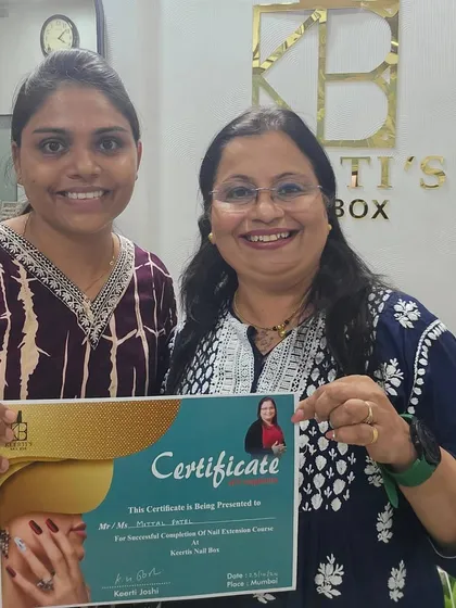 Congratulations to Mittal on completing her Professional Nail course. It's a joy to see another talented artist ready to start her own business.