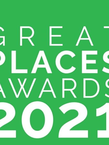 The official logo for the Great Places Awards 2021, which we proudly won for The Steps, Bandra. This recognition fuels our passion for transforming Mumbai's public realm.