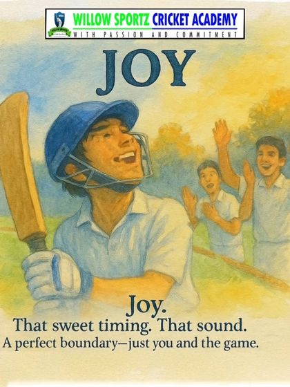 The feeling of joy from a perfectly timed boundary. We want our players to experience these moments that make them love the game.