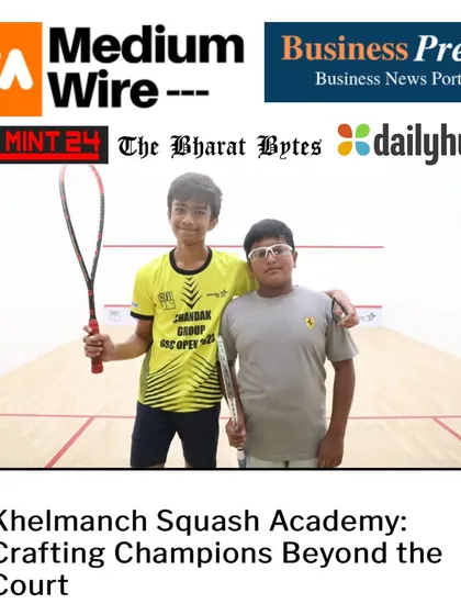 KhelManch in the news! We are thrilled to be featured in major media outlets like Medium Wire, Business Press, and Dailyhunt for our work in crafting champions.