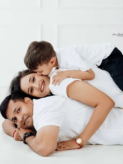 Family sessions are all about love and laughter. I encourage playful, unscripted moments like this one to capture the genuine connection and joy that defines your family.