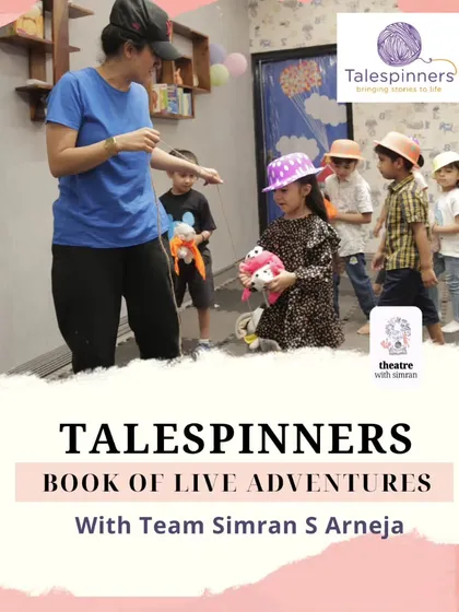 Announcing our "Book of Live Adventures," a creative drama program for 3.5 to 6 year olds.