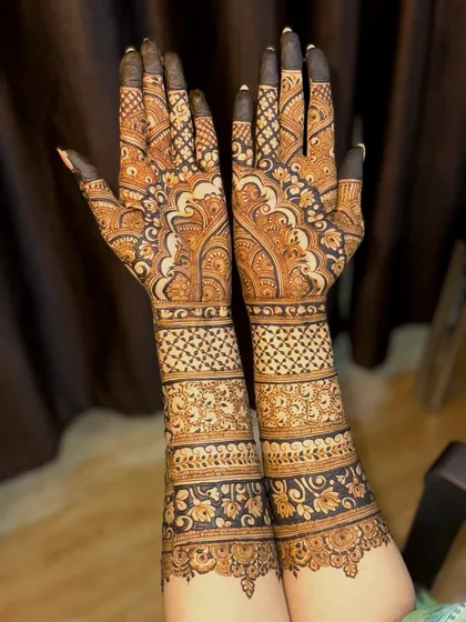 A clear, top-down view of the same intricate design, highlighting the symmetry and clean lines.