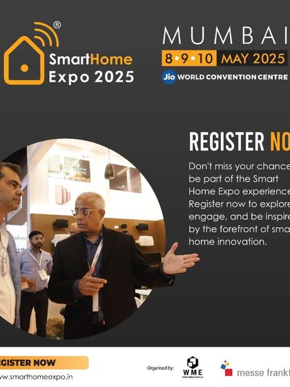 A direct call to action to register now and be at the forefront of smart home innovation.
