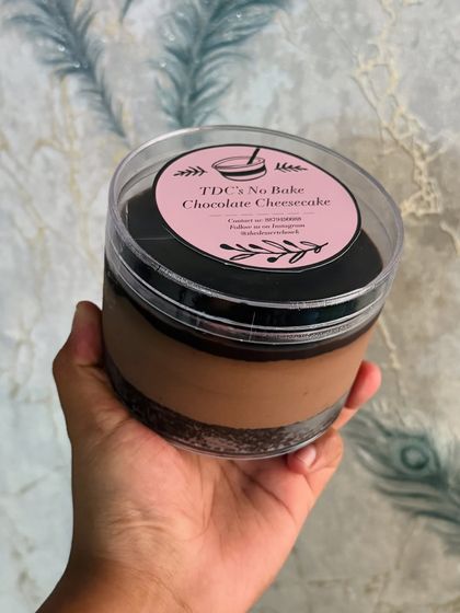 My no-bake chocolate cheesecake also comes in a convenient tub. This tub serves two and is perfect for a decadent dessert at home.