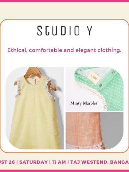 Studio Y creates ethical, comfortable, and elegant clothing for children. This simple yet beautiful dress with lace detail is a great example of their classic style.