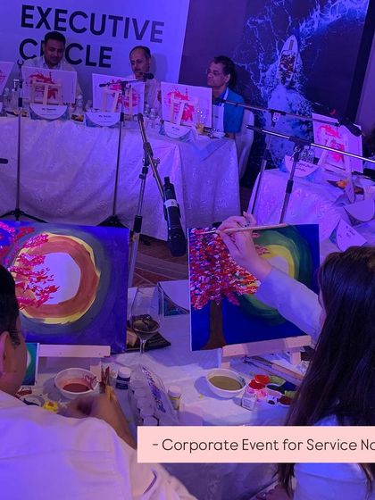 Paint Bar - Corporate Events & Team Building Classic Office Sip & Paint photo 39