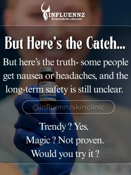 I believe in transparency. While NAD+ drips are trendy, it is important to know that some people may experience side effects like nausea. I always discuss the pros and cons during a consultation.