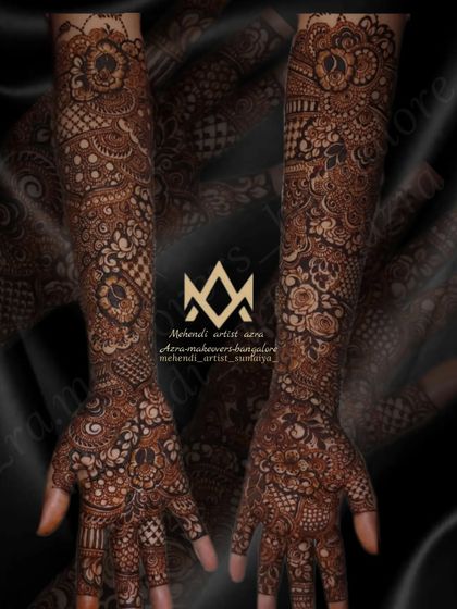 Azra Mehendi - Mehendi Artistry Full Bridal Mehendi photo 29