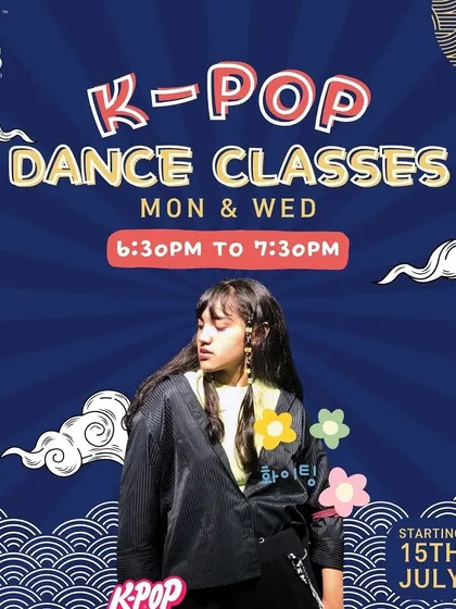 We are excited to offer K-Pop dance classes for all the fans out there. This graphic announces our new batch, including the schedule and start date, perfect for those looking to learn the moves of their favorite idols.