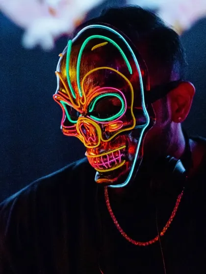 Every gig is a show. For this Zombie Night theme, I became part of the spectacle. It's not just about the music; it's about creating a unique, immersive experience where even the DJ is in character.