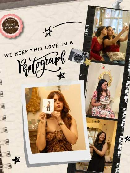 We keep this love in a photograph. This collage shows some of the wonderful guests who have made memories with us, capturing their joy in selfies and snapshots.