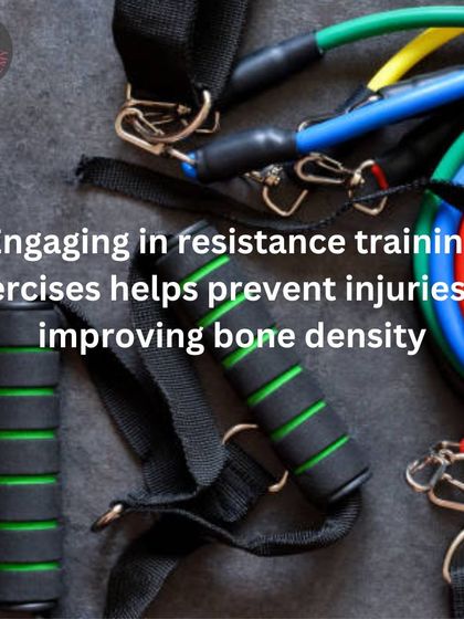 Did you know that resistance training helps prevent injuries by improving bone density?