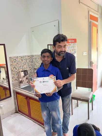 So much talent and potential. It's a joy to present these certificates and see the happiness on their faces after all their hard work.