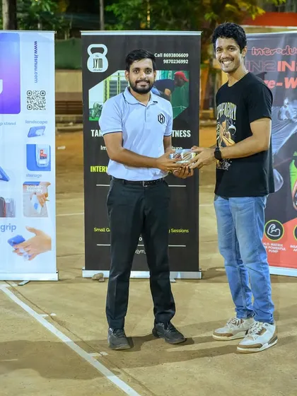 Thanking our junior official, Amar, for his role in making Hooplah '24 a success.