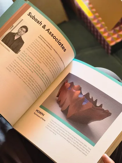 My work was also featured in the event publication for Dialogues Edition XVI, showcasing the 'Morph' concept.