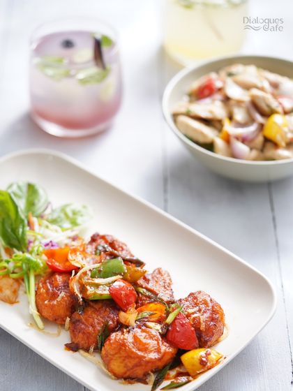 Our kitchen is always buzzing with new ideas. This plate of delicious chili paneer is just one of the many new dishes we're excited to share with you.