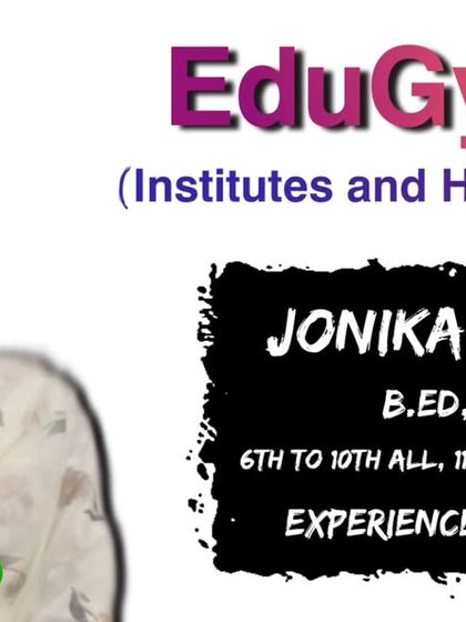 Introducing Jonika Ma'am, a specialist in Science and Chemistry. With a B.Ed, B.Sc, and over 4 years of experience, she expertly handles all subjects for classes 6th to 10th and Chemistry for 11th and 12th.
