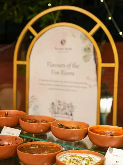 Flavours of the Five Rivers. Our Punjabi food station offers a rich assortment of pickles and chutneys to accompany our authentic regional dishes.
