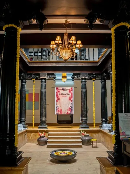 A heartfelt thank you to everyone who made Kavi Mane Utsav a glowing success. This image captures the beautiful ambiance and the spirit of openness that filled the heritage home.
