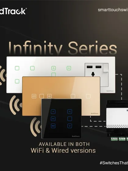 The Infinity Series offers limitless possibilities for your space. Available in both WiFi and Wired versions, these switches provide powerful performance, reliability, and a sleek design that integrates perfectly into any smart automation setup.